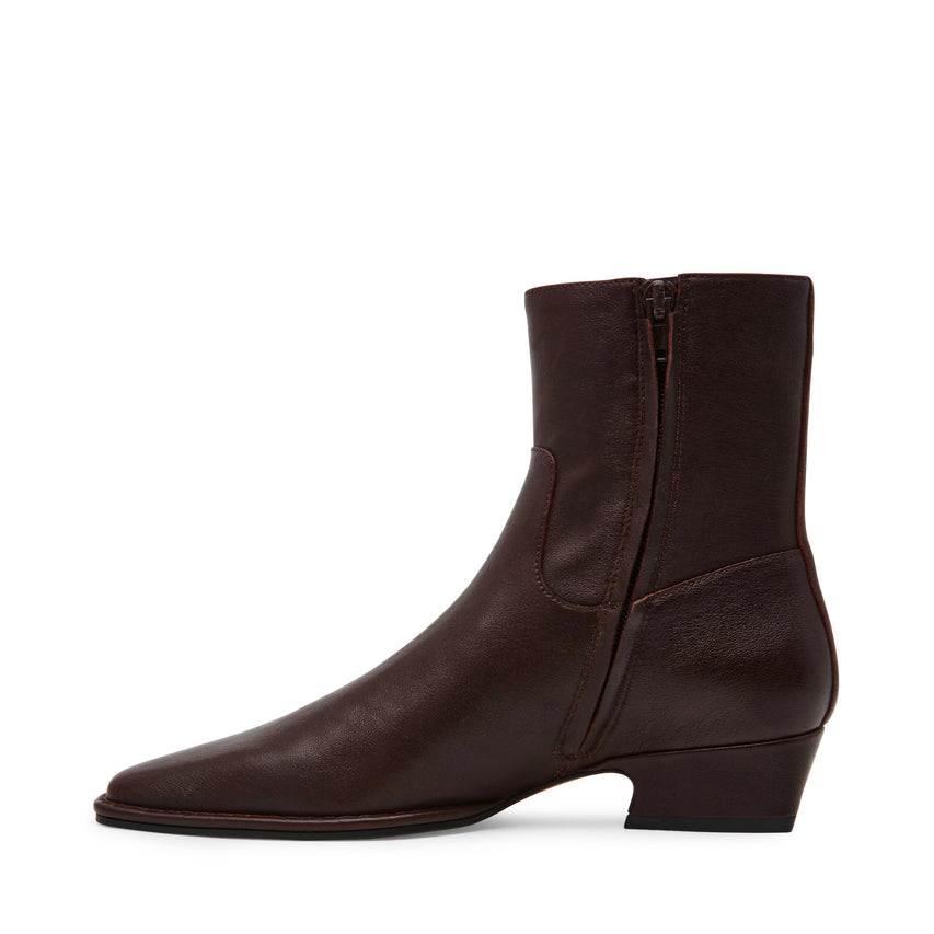 Define Bootie BURG LEATHER - view 6