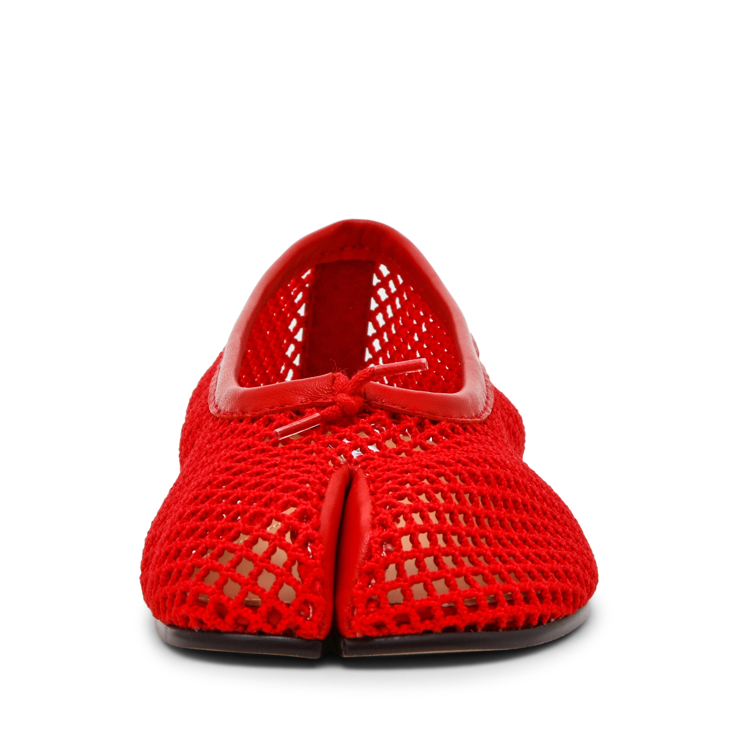 Calico-Mesh Flat Shoe RED - view 4