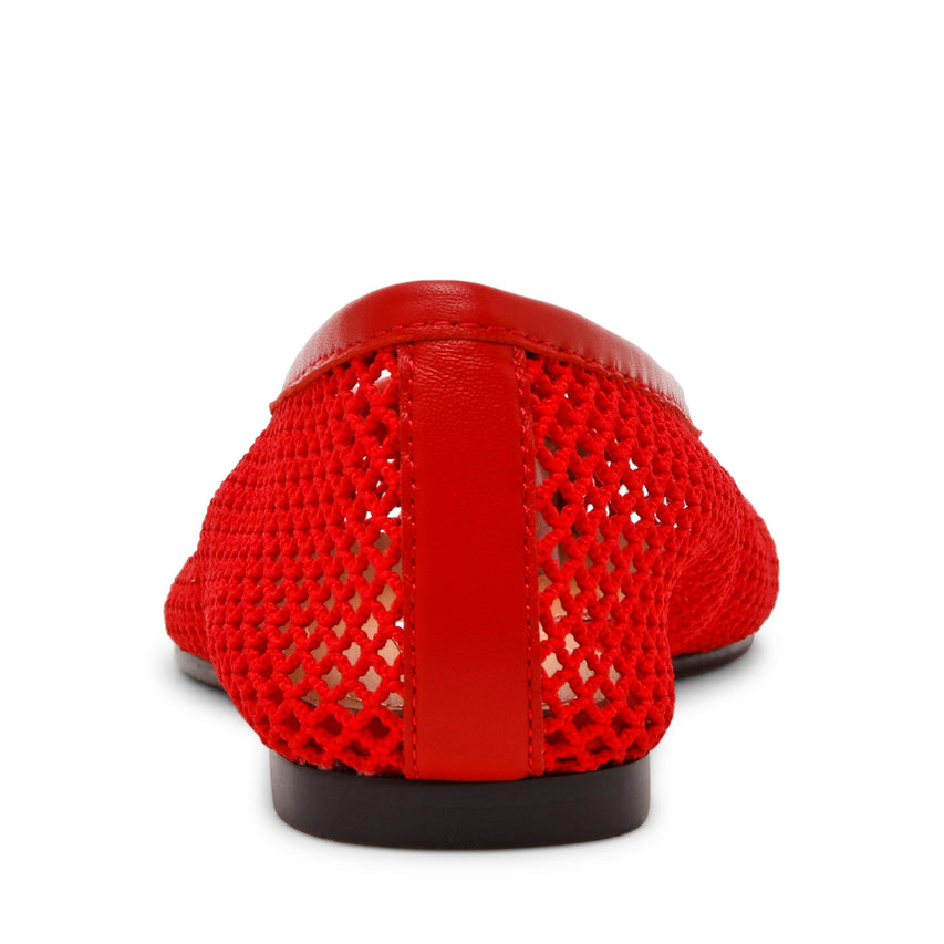 Calico-Mesh Flat Shoe RED - view 5