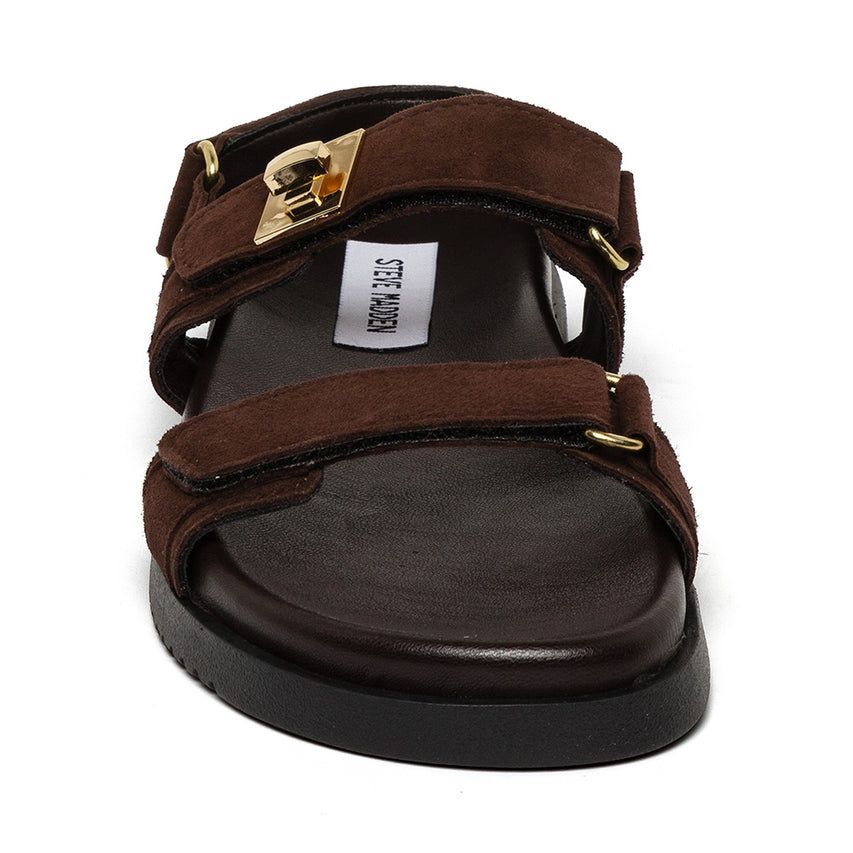Mona-E Sandal DK BROWN SUEDE - view 3