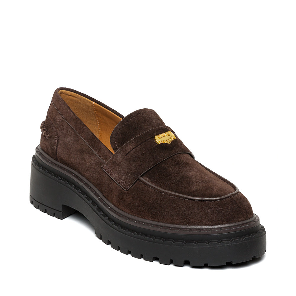 Pursuit Flat Shoe BROWN SUEDE - view 2