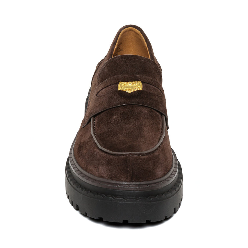 Pursuit Flat Shoe BROWN SUEDE - view 3