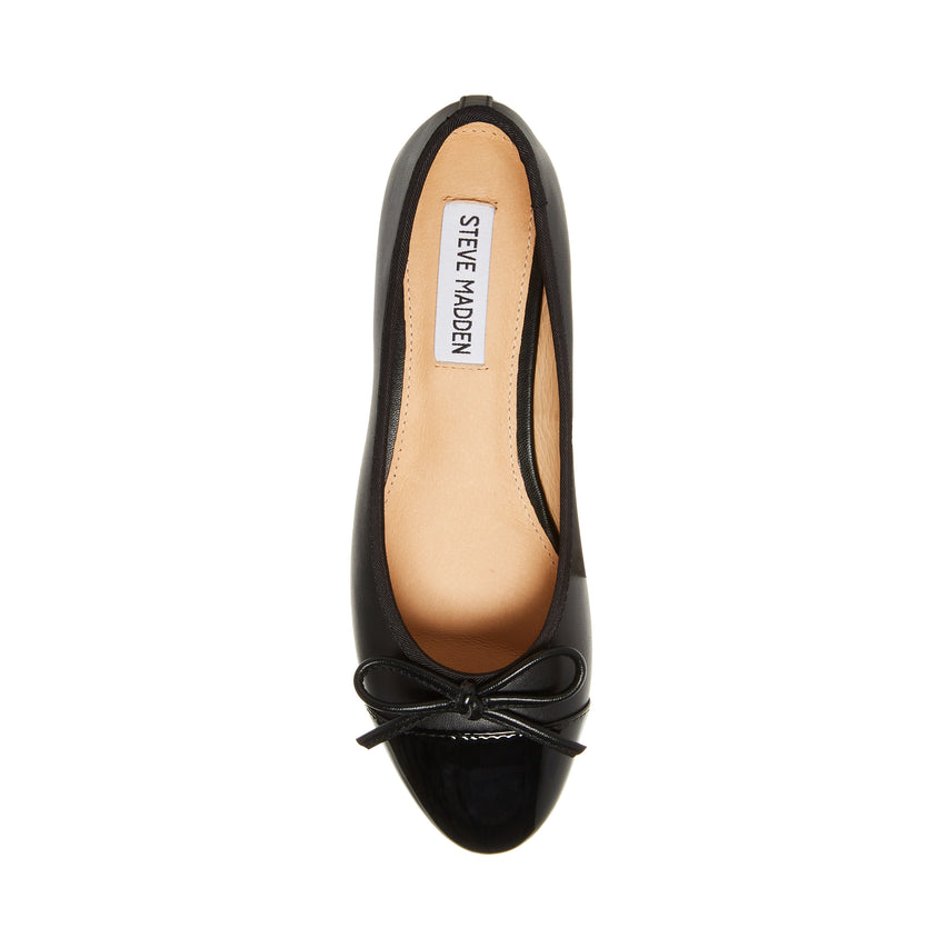 Ellison Flat Shoe BLACK LEATHER - view 6