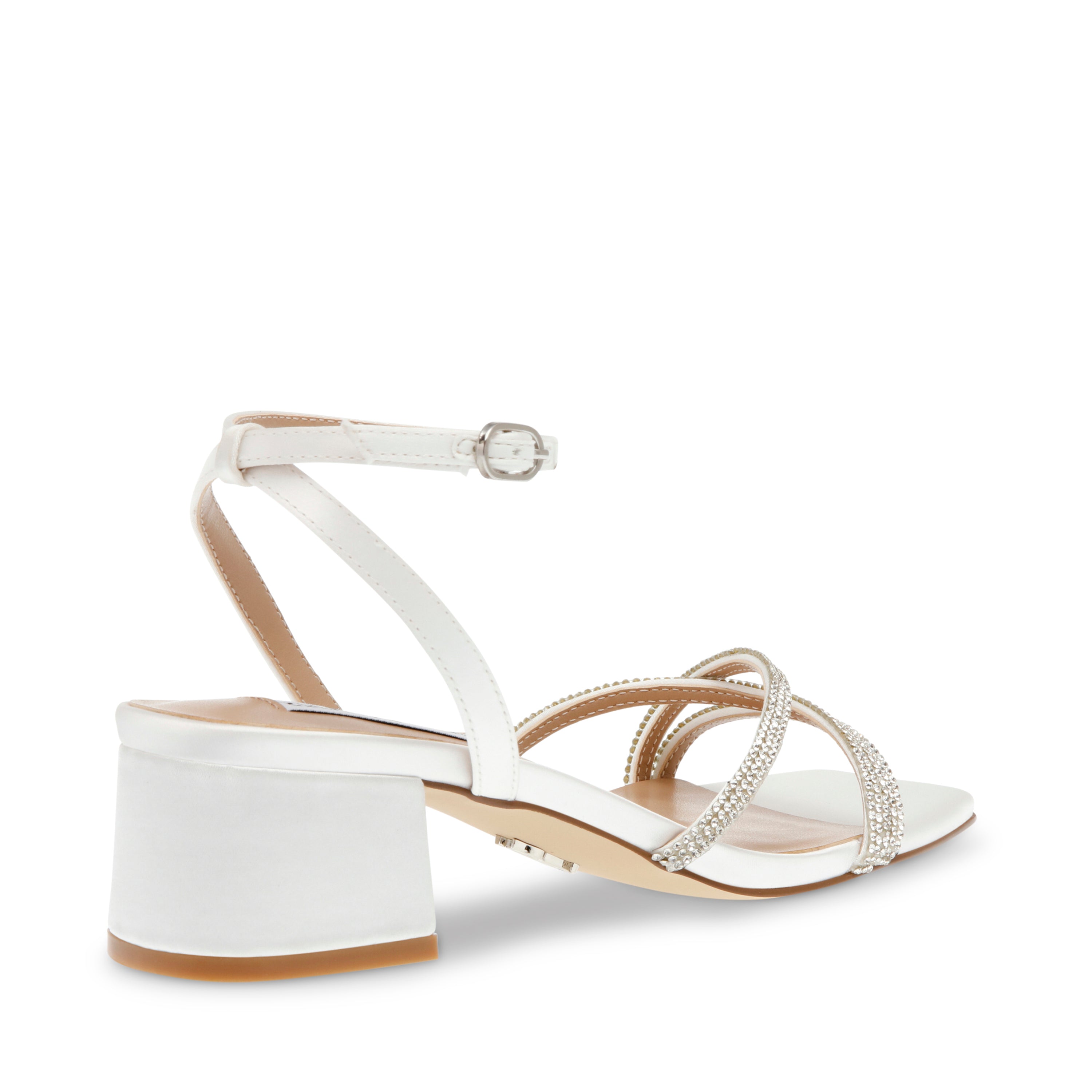 Gabby Sandal IVORY SATIN - view 3