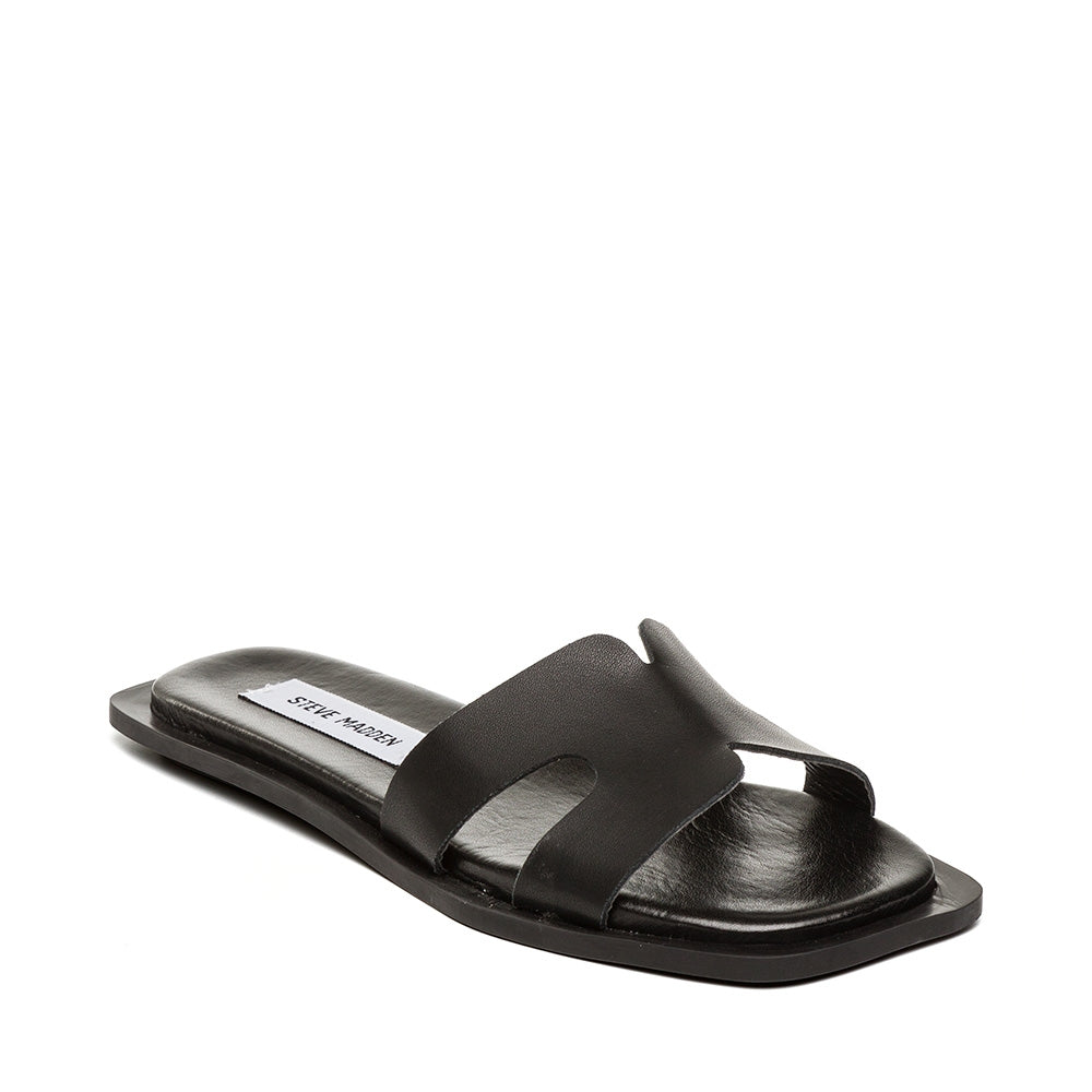 Sofia Slide BLACK LEATHER - view 2
