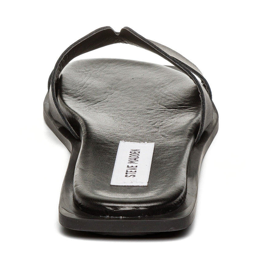 Sofia Slide BLACK LEATHER - view 5