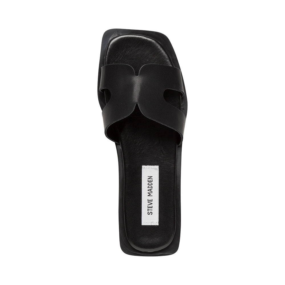 Sofia Slide BLACK LEATHER - view 4