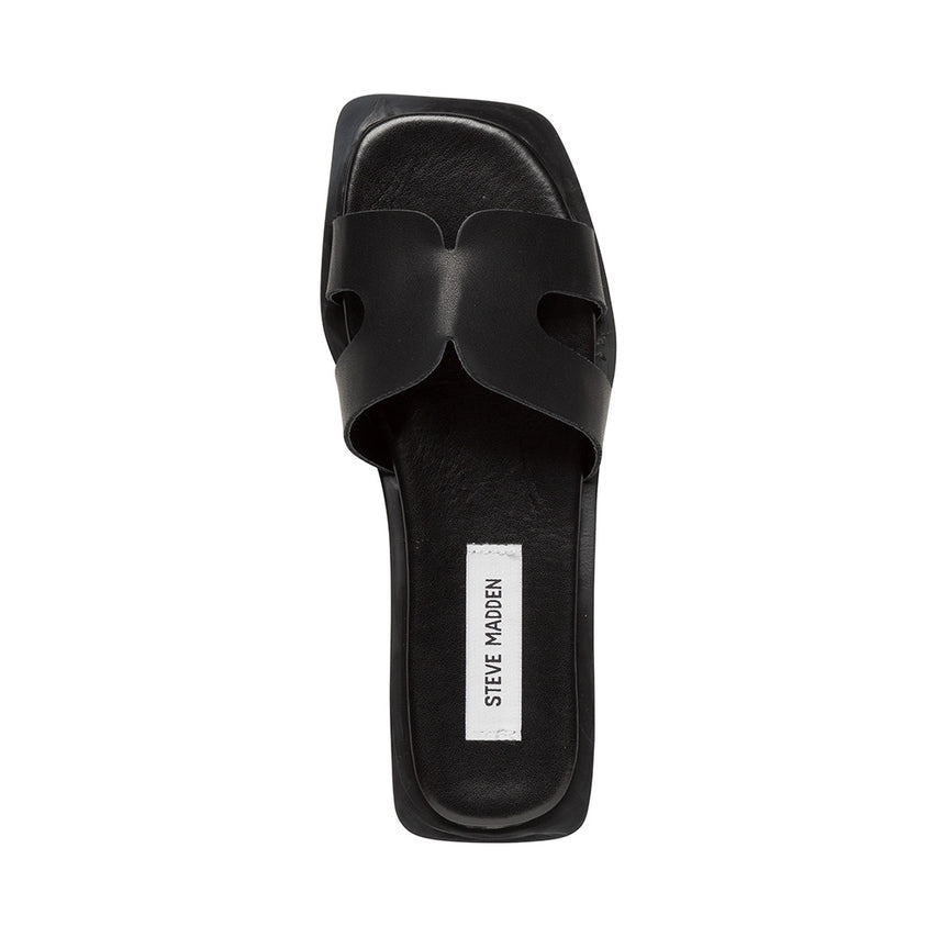 Sofia Slide BLACK LEATHER - view 4