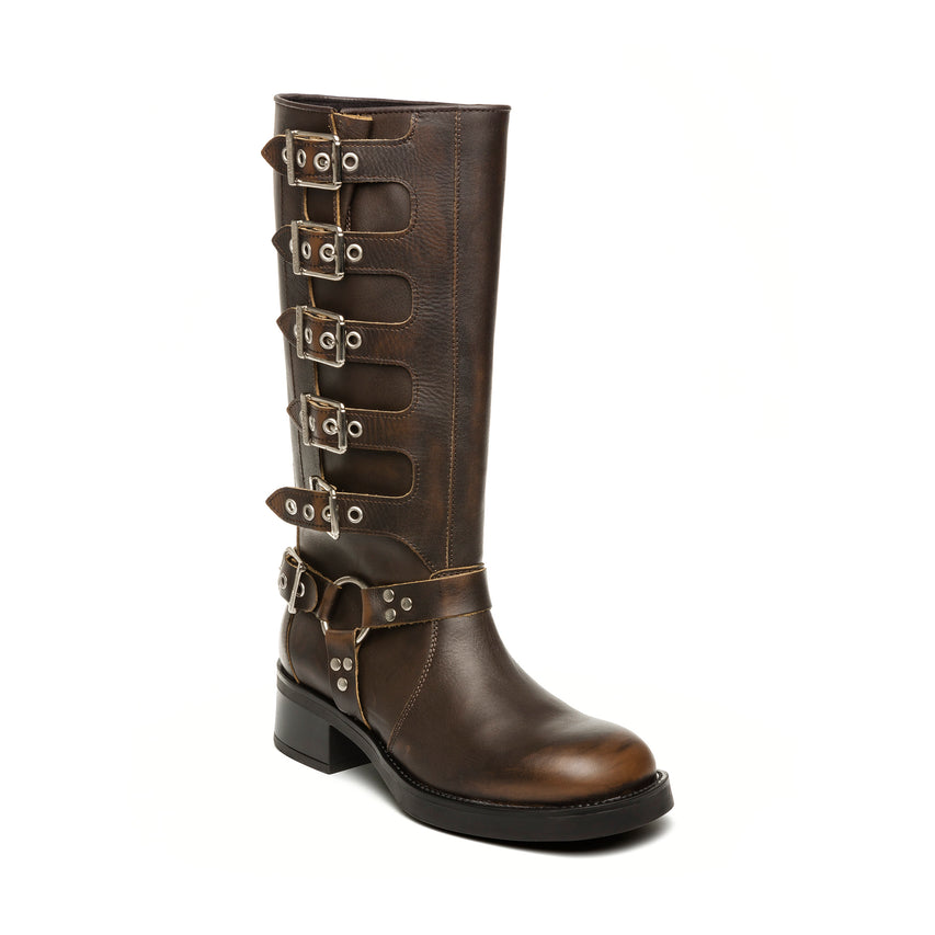 Battle Boot BROWN LEATHER - view 2