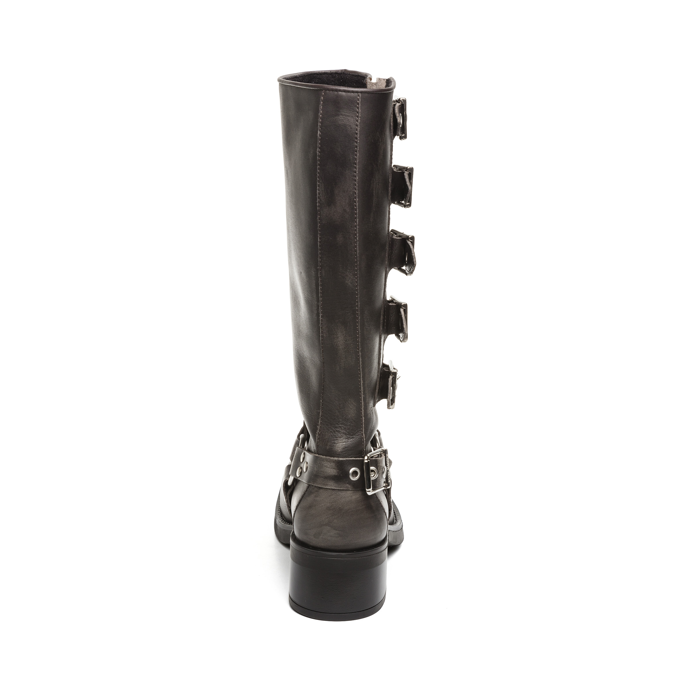 Battle Boot DK GREY LEATHER - view 4