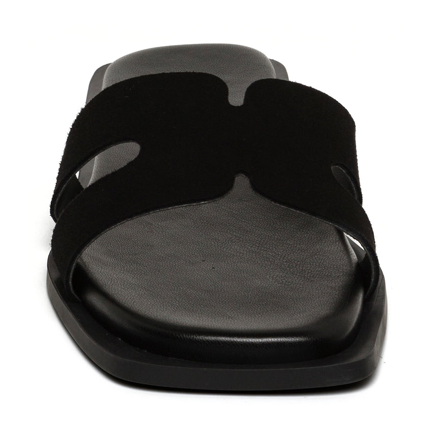 Sofia Slide BLACK SUEDE - view 3