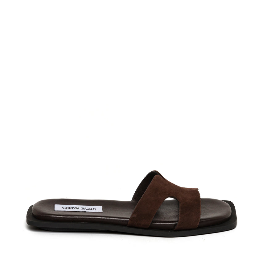 Sofia Slide DRK BRN SUEDE