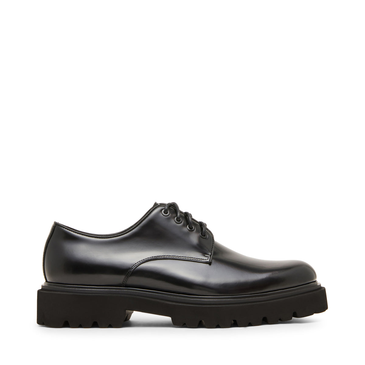 Motala Flat Shoe BLACK LEATHER