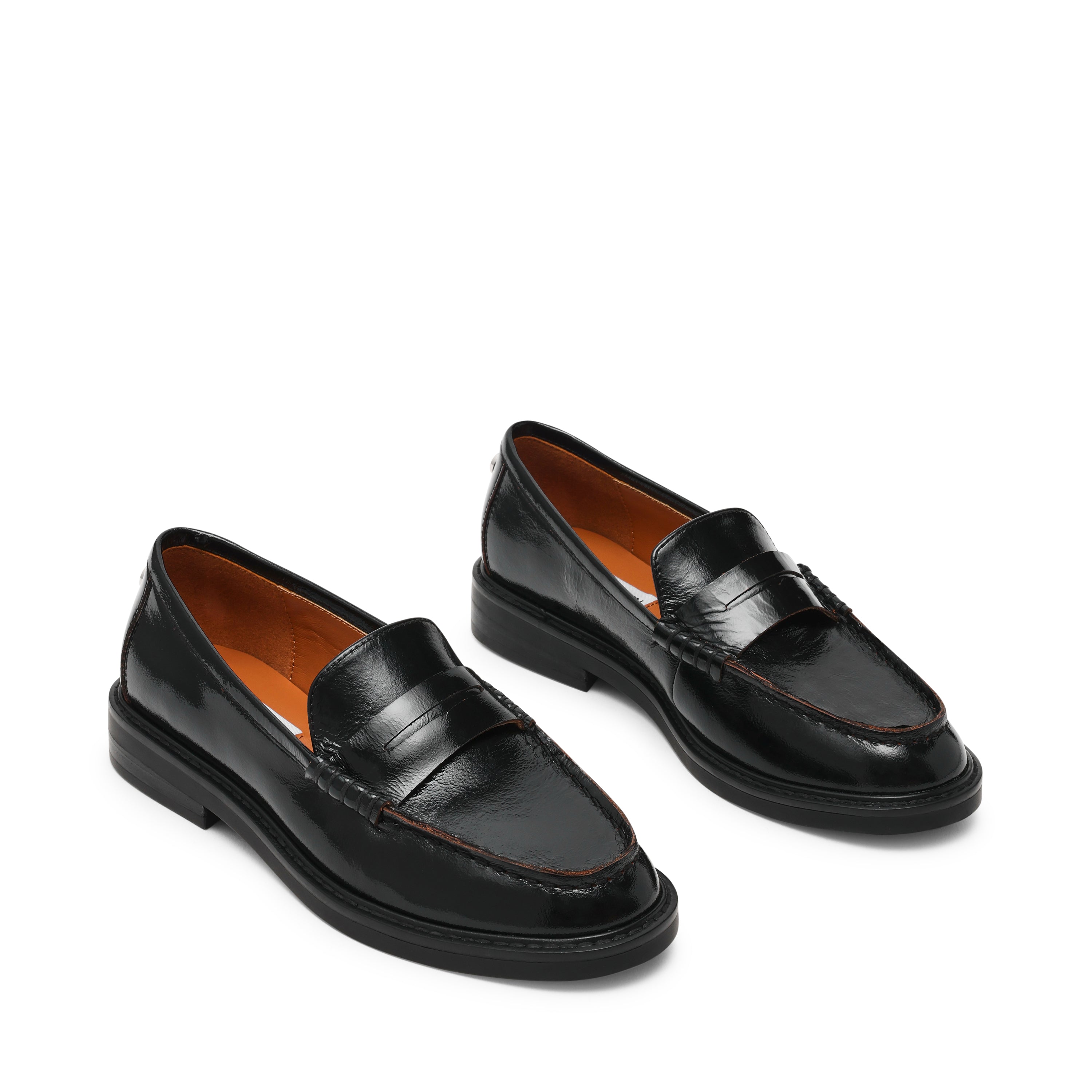 Adison Flat Shoe BLACK LEATHER - view 2