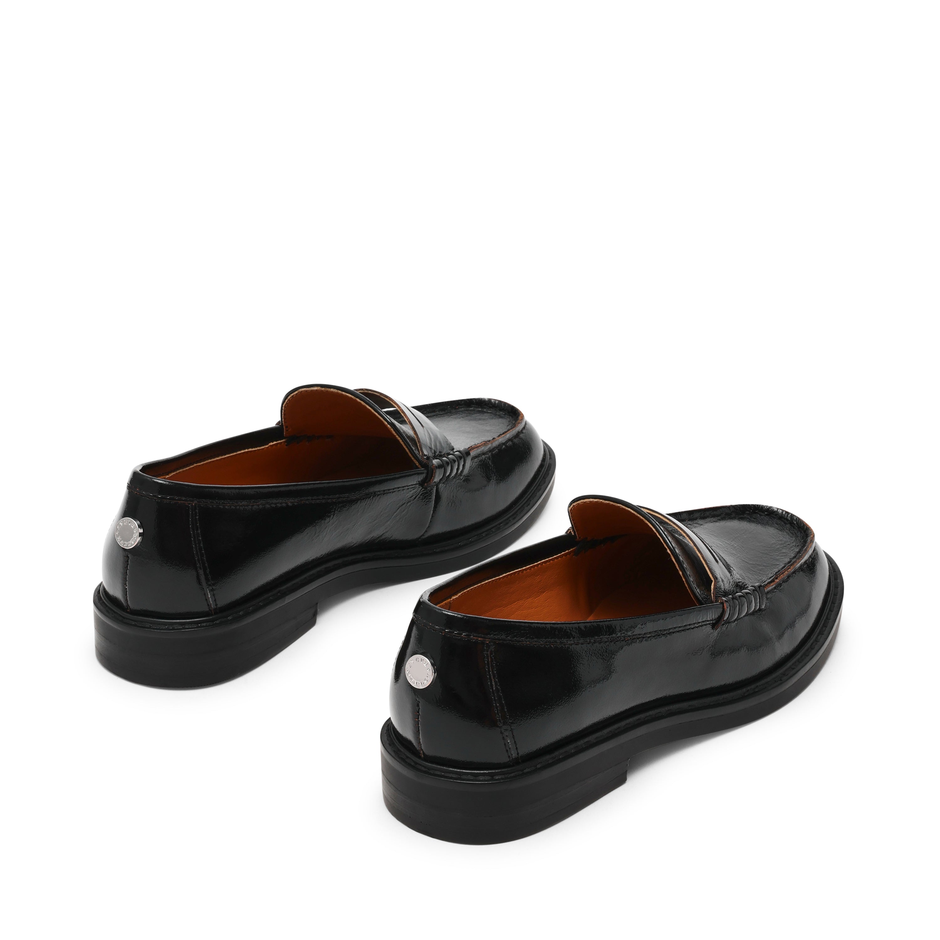 Adison Flat Shoe BLACK LEATHER - view 4