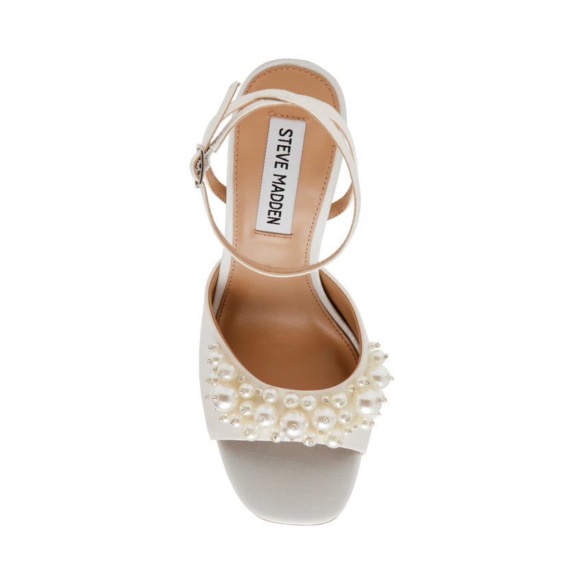 Atheria Sandal IVORY SATIN - view 6