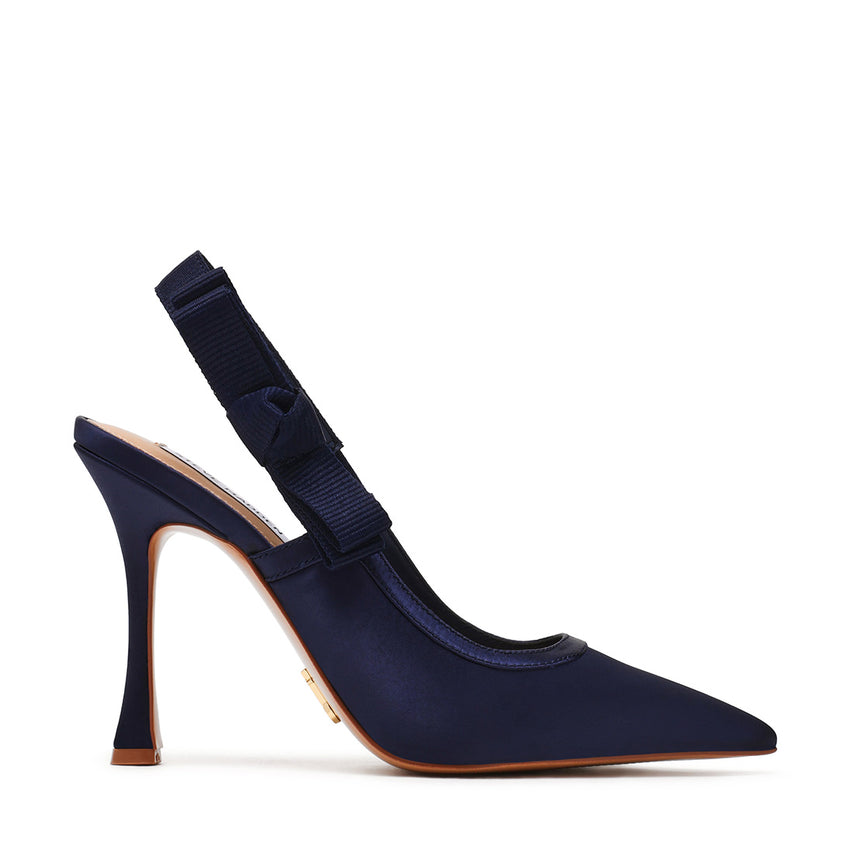 Brylie Pump NAVY SATIN
