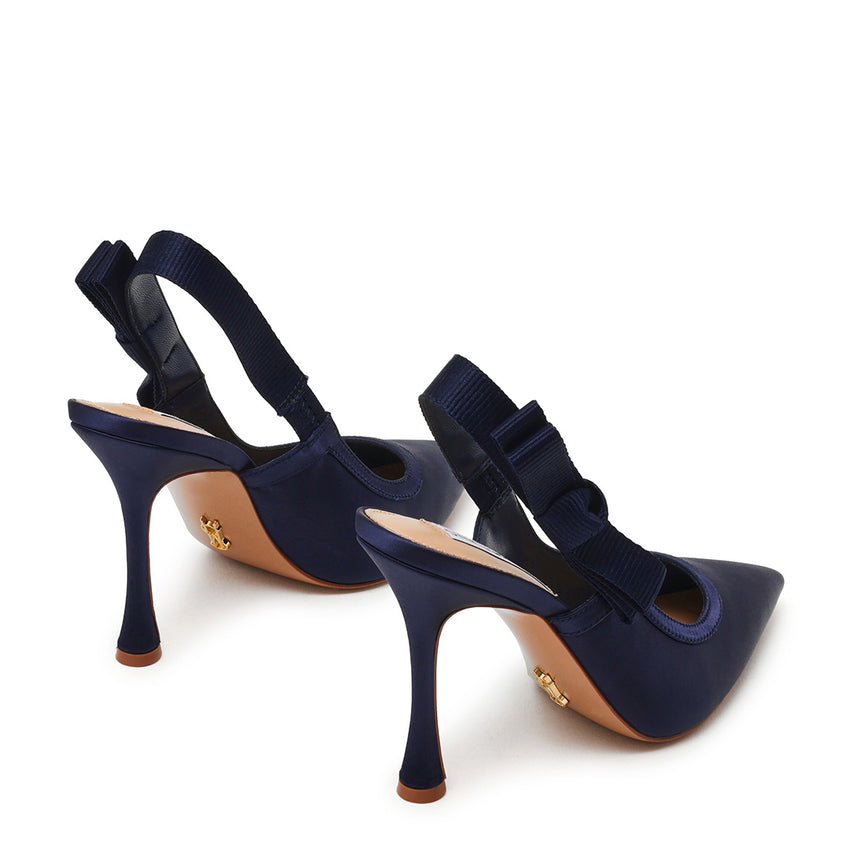 Brylie Pump NAVY SATIN - view 4