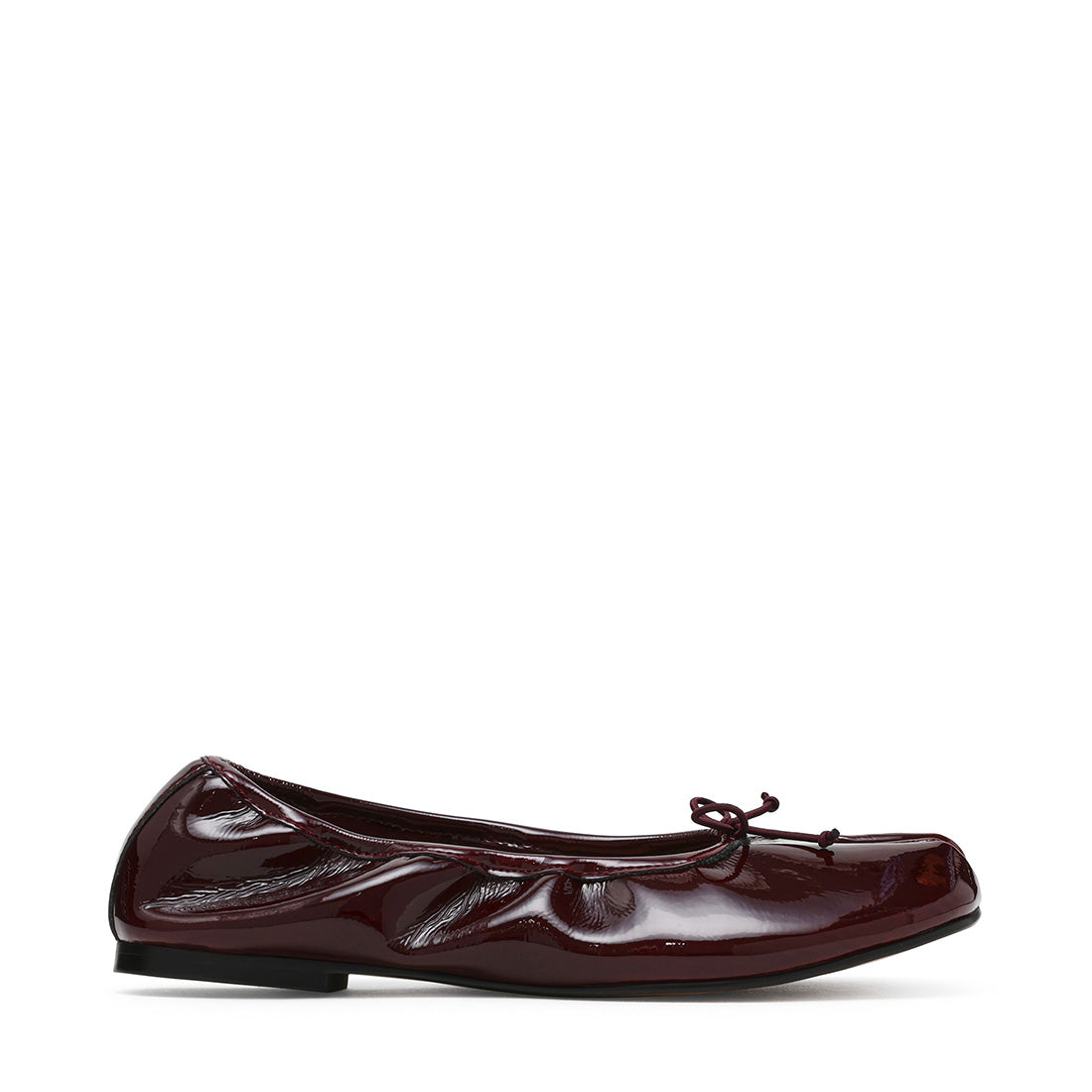 Carin Flat Shoe BURGUNDY PATENT - view 2