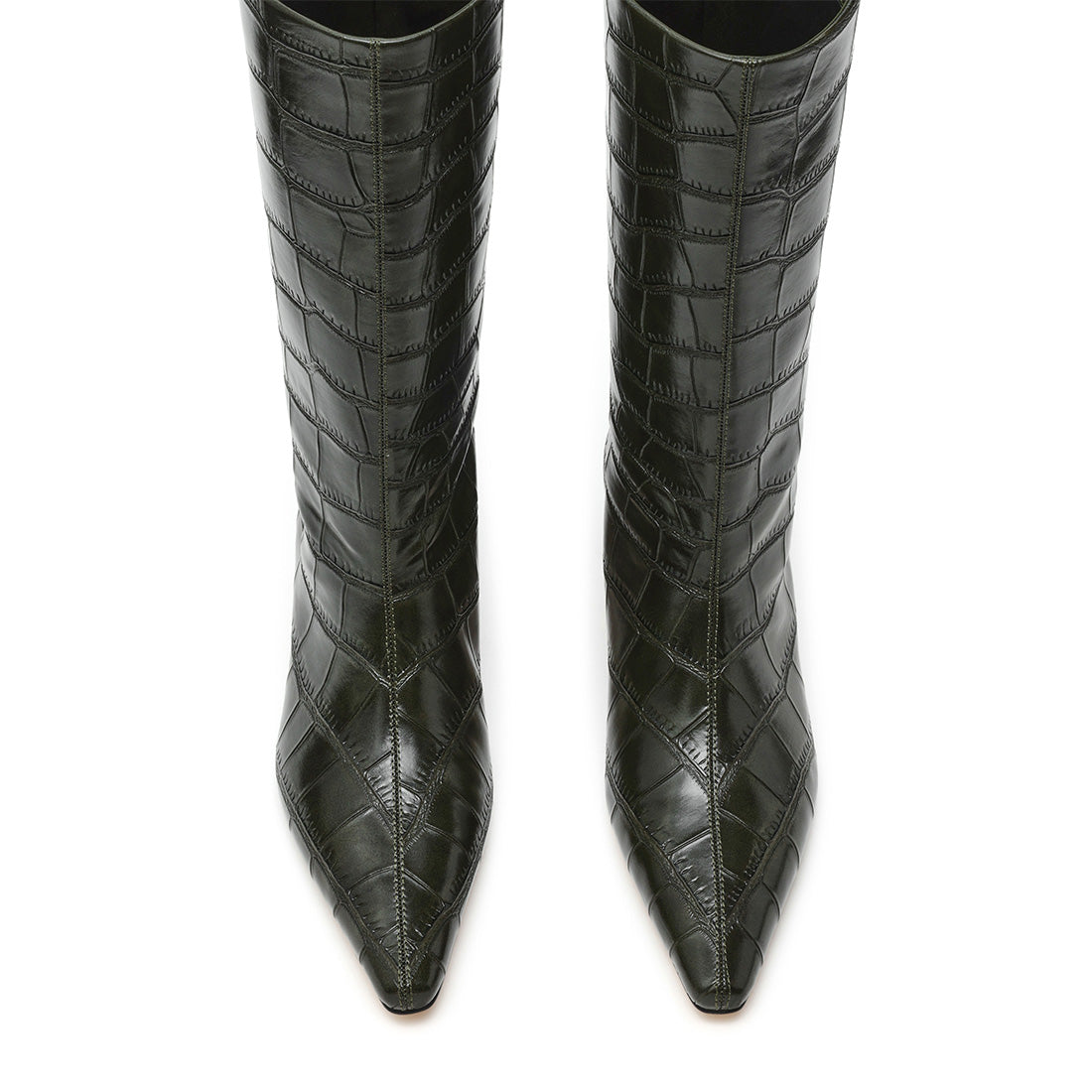 Carousel Bootie GREEN SNAKE - view 3