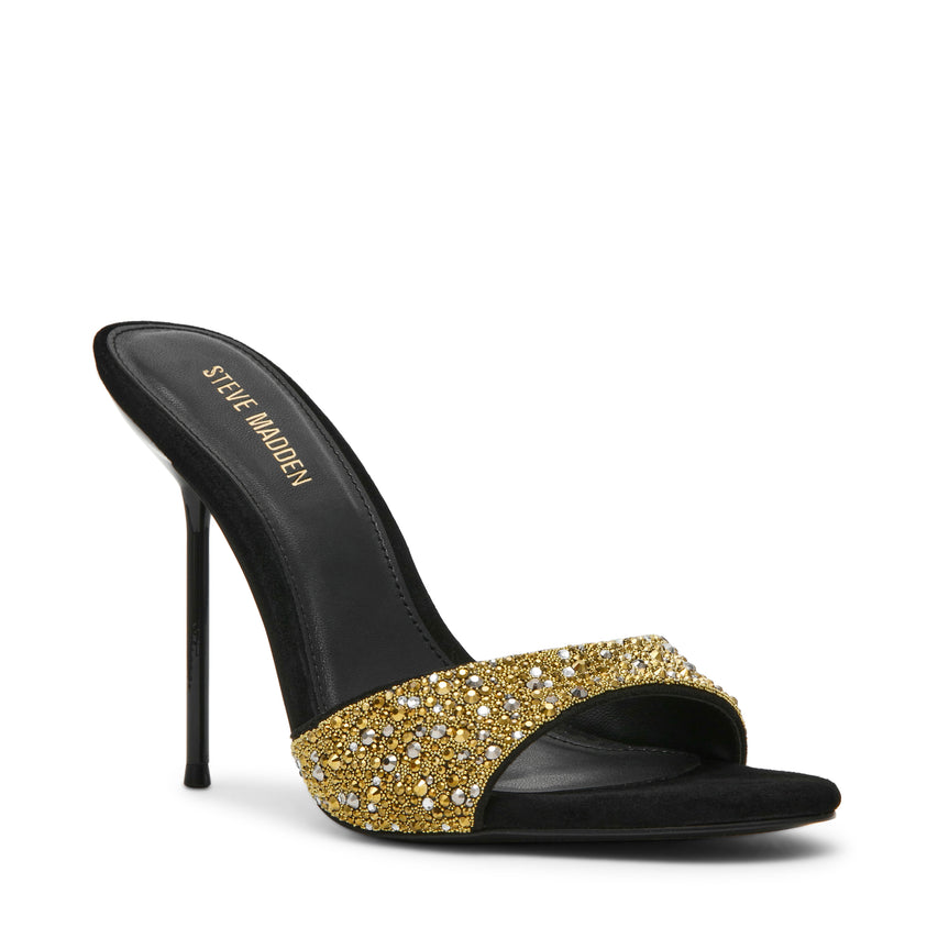 Davina-R Sandal BLACK/GOLD - view 2