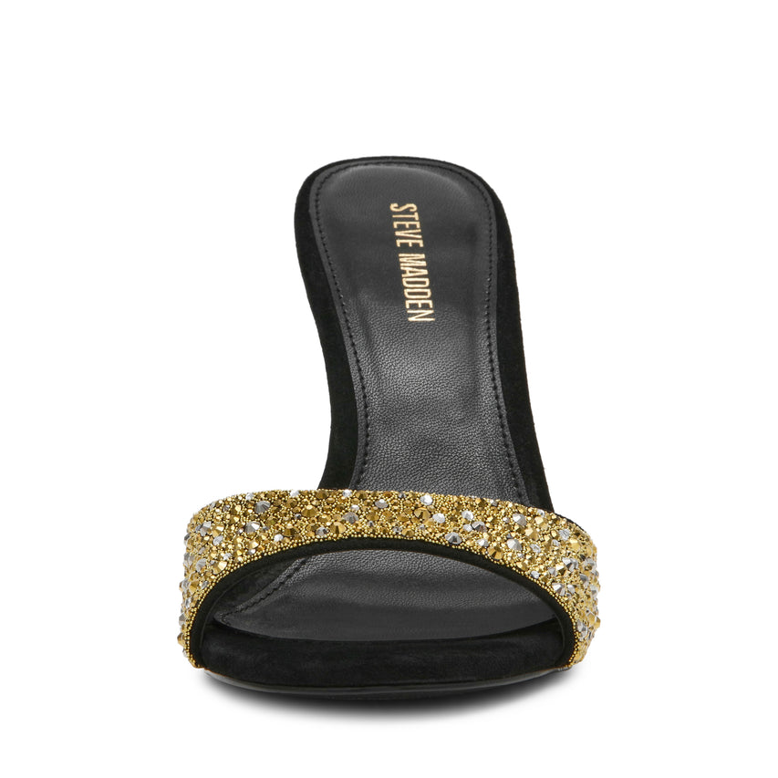 Davina-R Sandal BLACK/GOLD - view 3