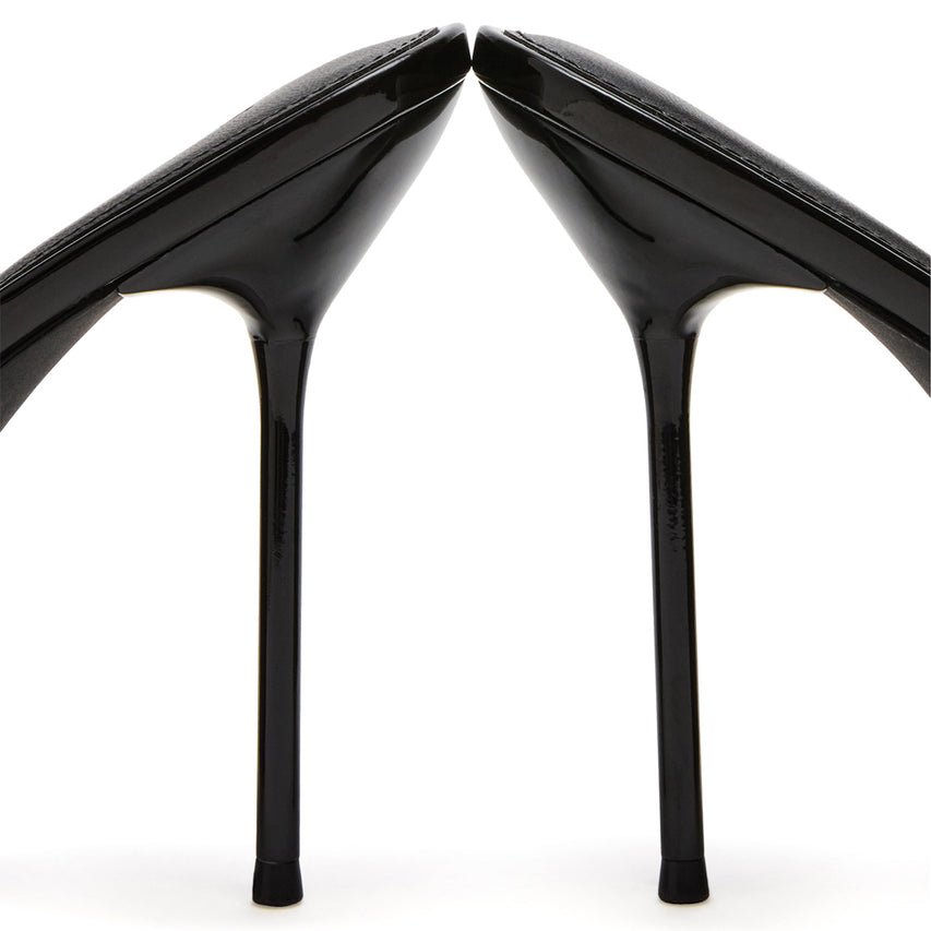Davina Sandal BLACK PATENT - view 5