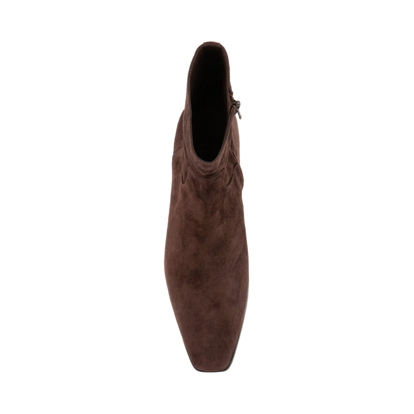 Dusty Bootie CHOCOLATE BROWN SUEDE - view 5