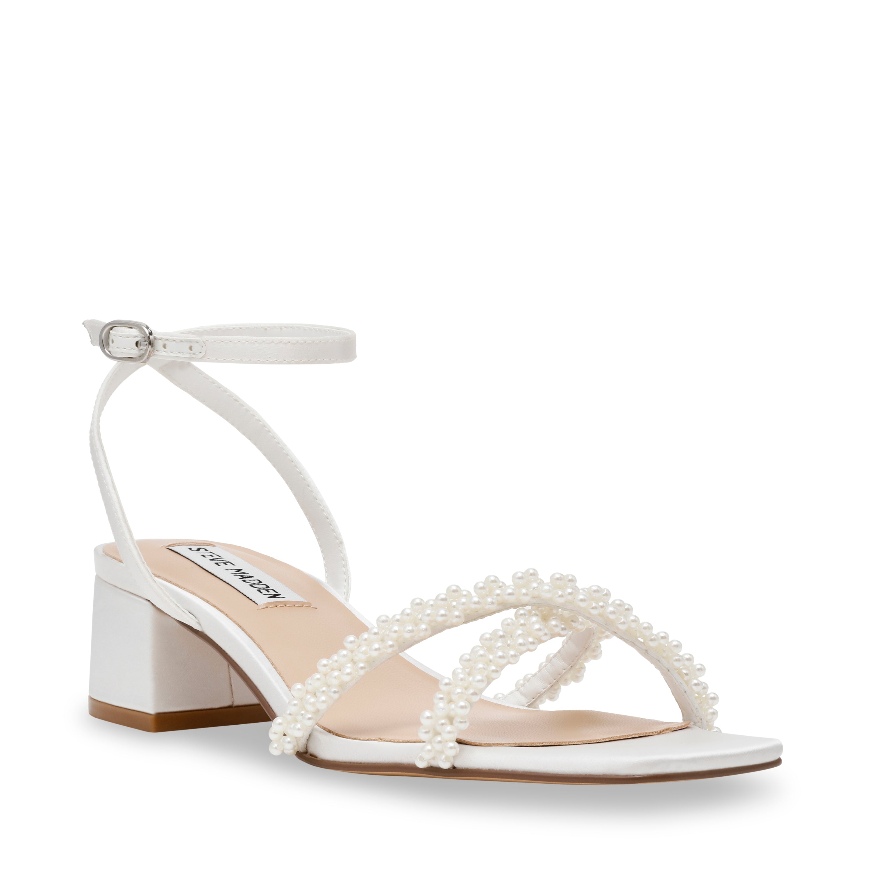Gabby-P Sandal IVORY SATIN - view 2