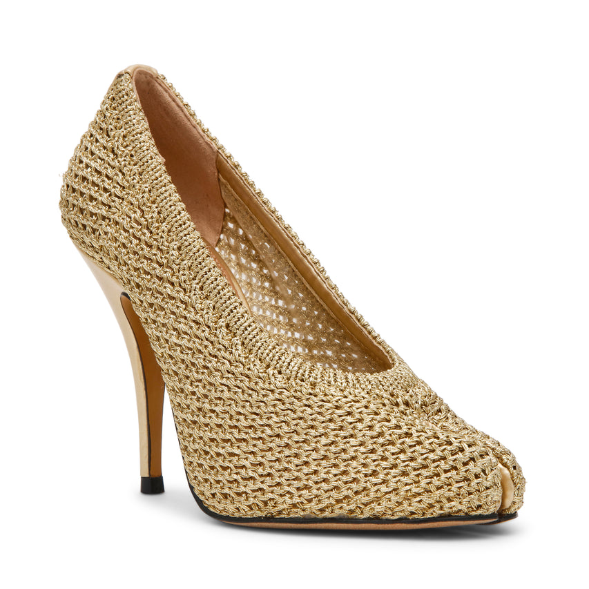 Juliette-Woven Pump CHAMPAGNE - view 3
