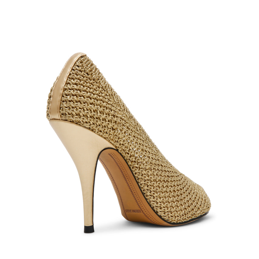 Juliette-Woven Pump CHAMPAGNE - view 6