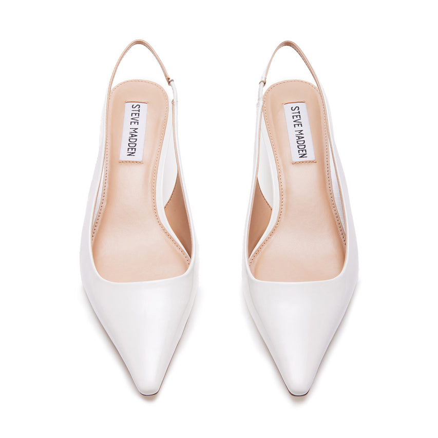 Kari Pump WHITE PATENT - view 3