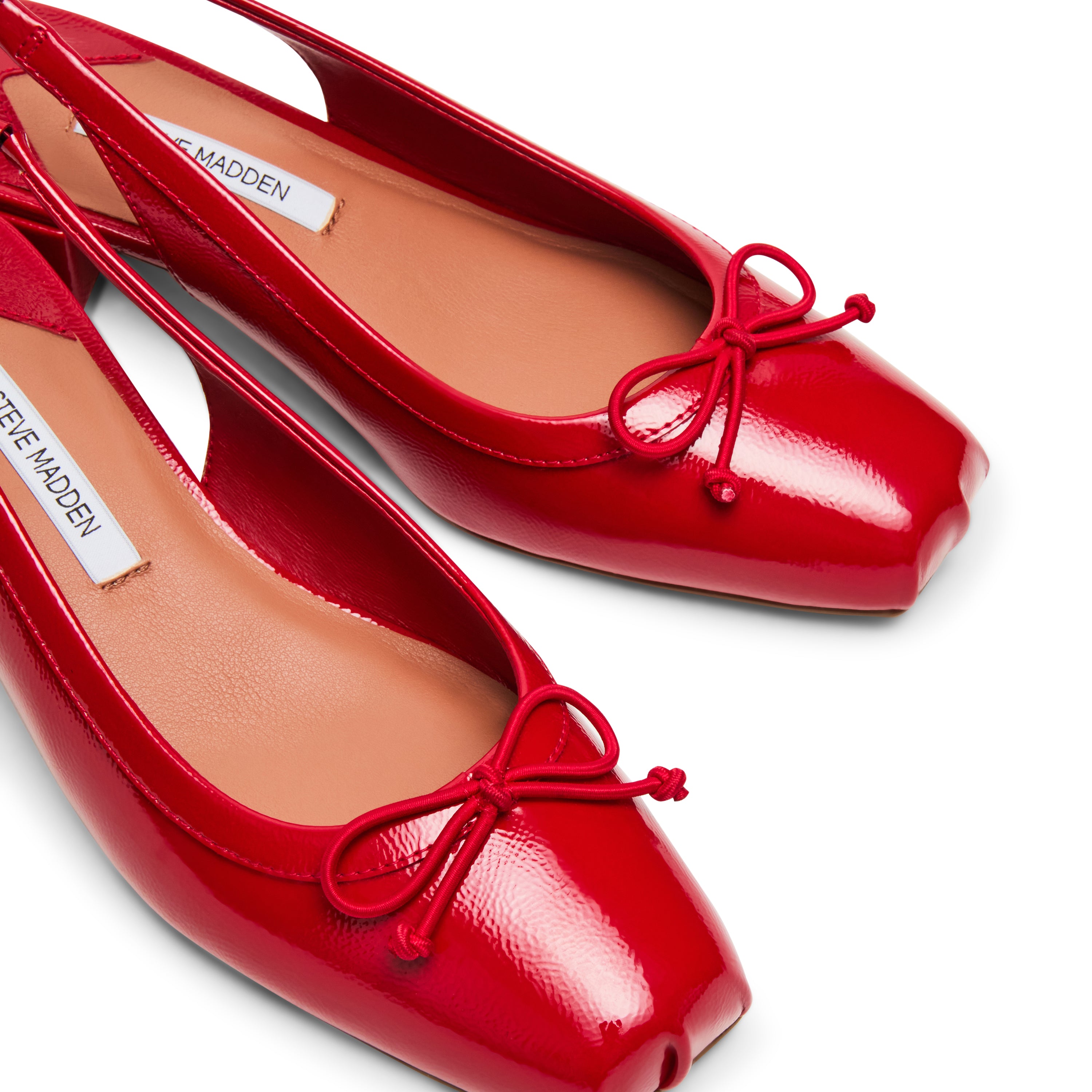 Loved Flat Shoe RED CRINKLE PAT - view 3