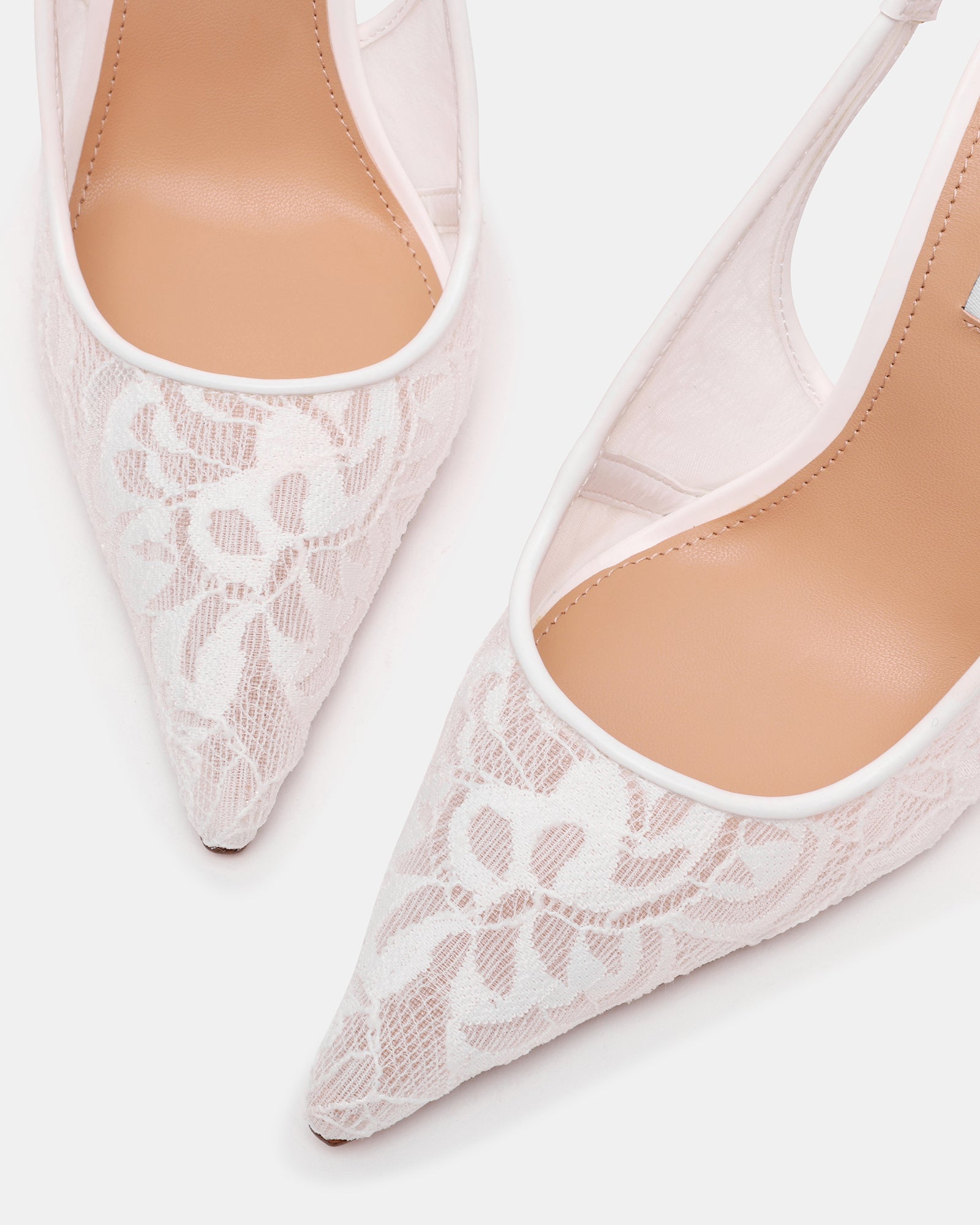 Reyes-Lace Pump WHITE LACE - view 7