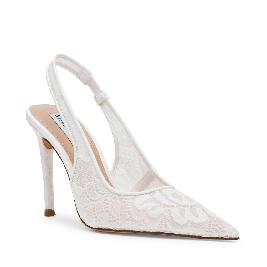 Reyes-Lace Pump WHITE LACE - view 2