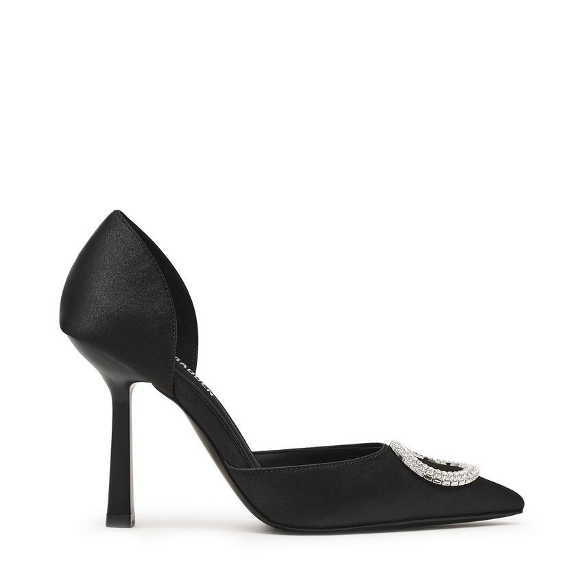 Sparkling Pump BLK SATIN