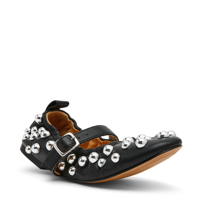 Sunrays Flat Shoe BLACK LEATHER - view 2