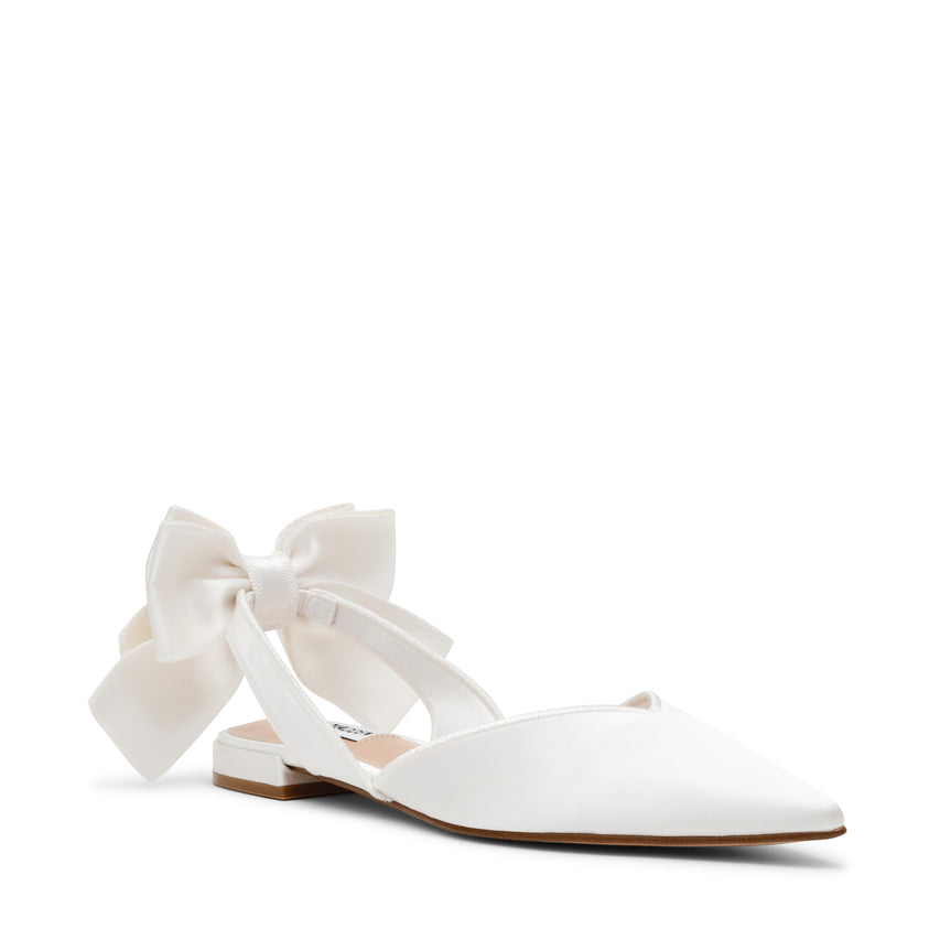 Synthia Flat Shoe IVORY SATIN - view 2