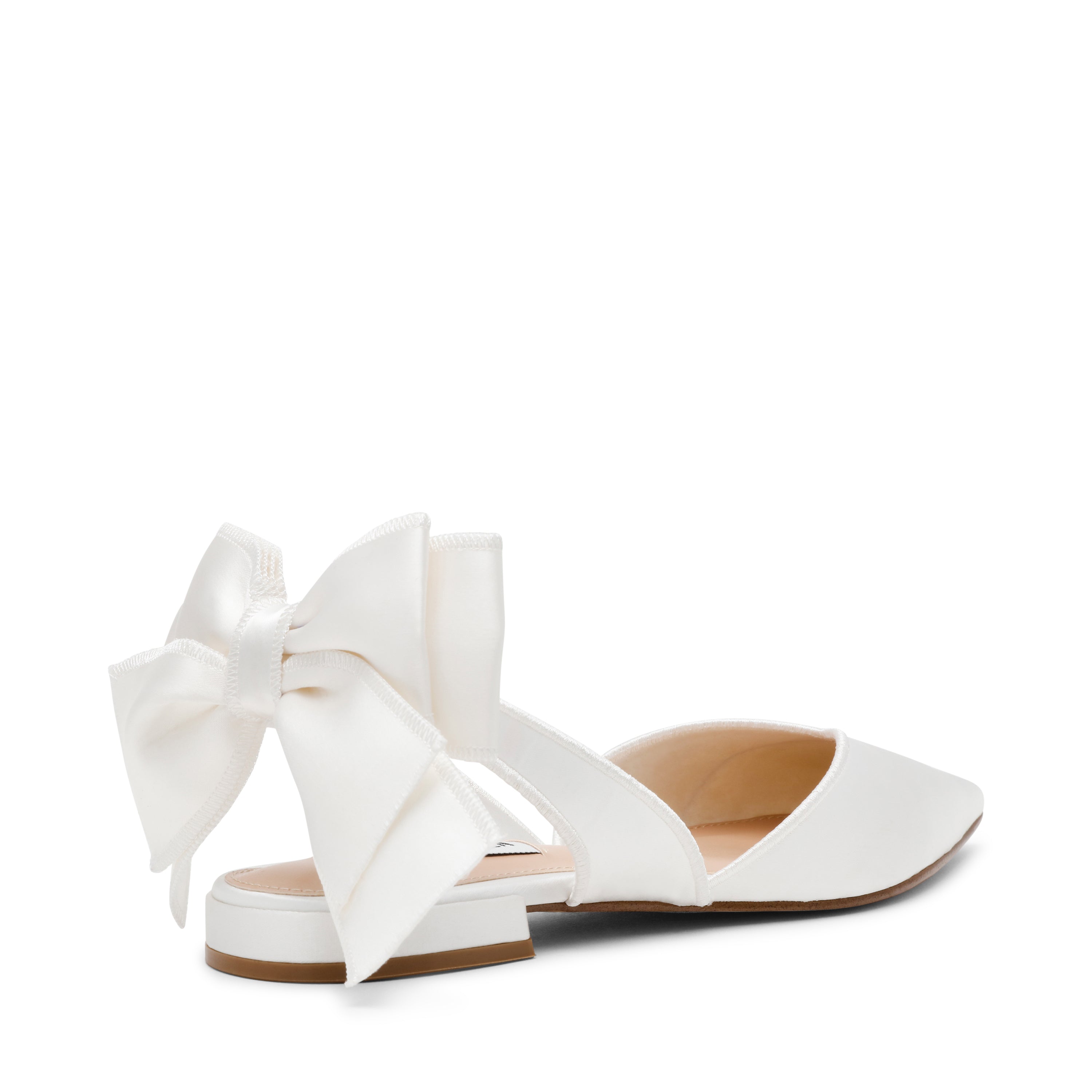 Synthia Flat Shoe IVORY SATIN - view 5