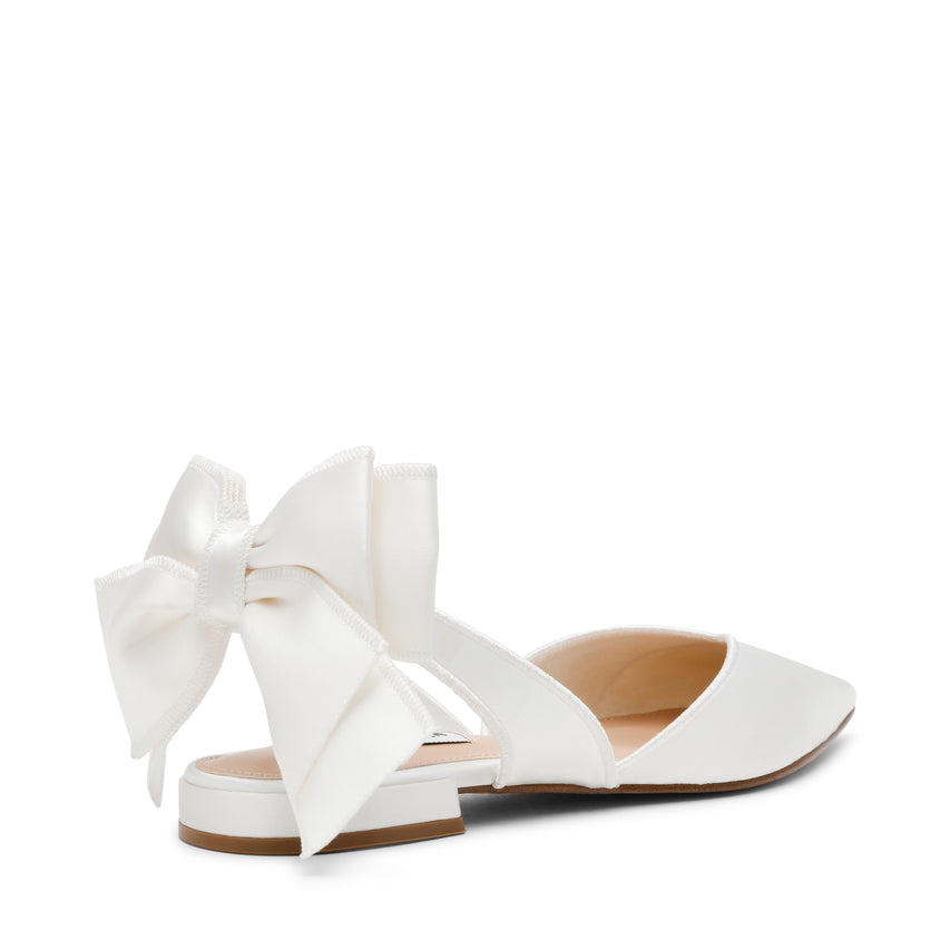 Synthia Flat Shoe IVORY SATIN - view 5