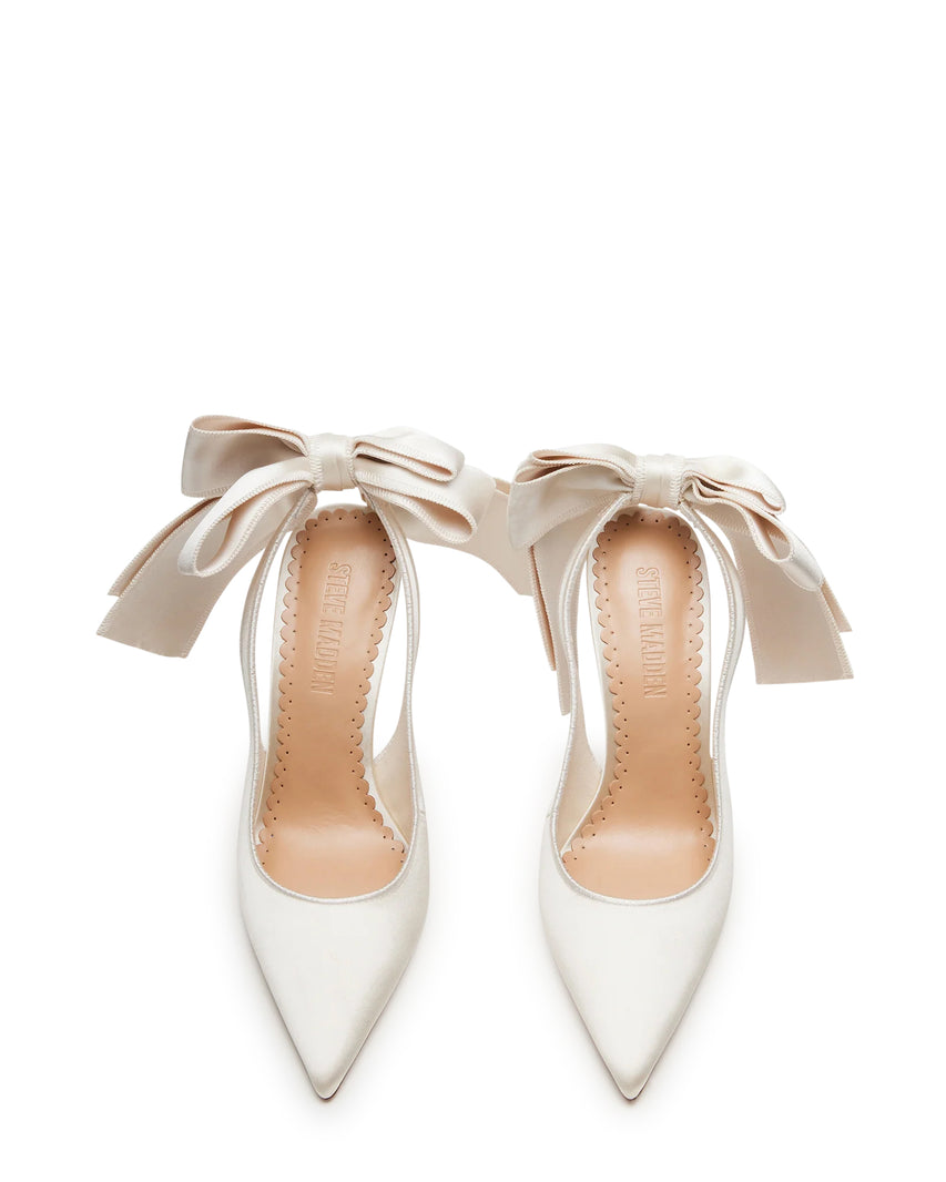 Teacup Pump IVORY SATIN - view 3